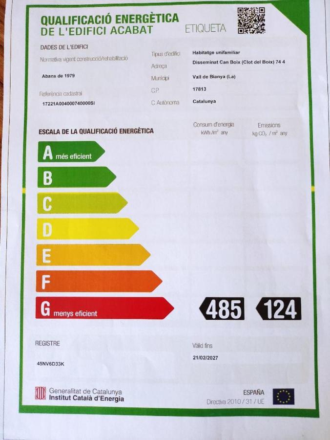 Casa Can Boix La Vall de Bianya Kültér fotó
